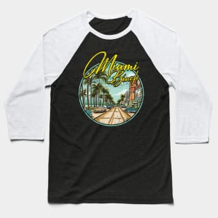 Miami Beach Florida Baseball T-Shirt